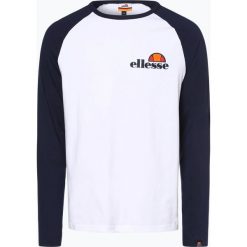Ellesse - Męska koszulka z długim rękawem, czarny. Czarne koszulki męskie marki Ellesse, xxl, z nadrukiem, z kontrastowym kołnierzykiem, z długim rękawem, długie. Za 129,95 zł.