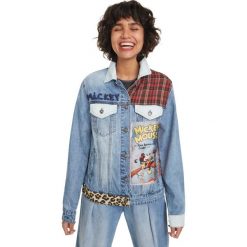 Desigual Kurtka Niebieski. Niebieskie kurtki damskie Desigual, m, z motywem z bajki, z bawełny. Za 757,95 zł.