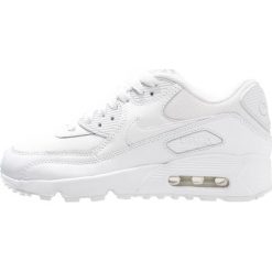 Nike Sportswear AIR MAX 90 Tenisówki i Trampki white. Białe trampki dziewczęce Nike Sportswear, ze skóry. W wyprzedaży za 359,20 zł.