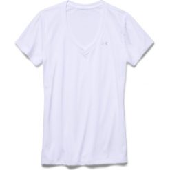 Under Armour Koszulka damska TECH SS-SOLID Biała r. M (1255839-100). Białe topy sportowe damskie marki Under Armour, m. Za 89,00 zł.