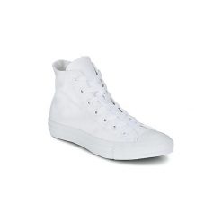 Buty Converse CHUCK TAYLOR ALL STAR MONO HI. Białe trampki i tenisówki damskie Converse, bez wzorów, bez zapięcia. Za 278,10 zł.