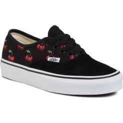 Tenisówki VANS - Authentic VN0A2Z5IL6M1 (Cherries)Black. Czarne półbuty dziewczęce Vans, ze skóry, na sznurówki. Za 319,00 zł.