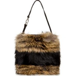 Torebka GENA BAG RAMI. Szare torebki klasyczne damskie Gena, w paski, ze skóry. Za 1830,00 zł.