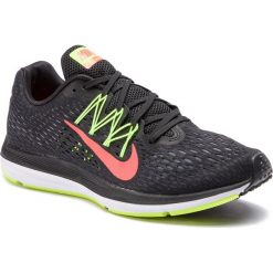 Buty NIKE - Zoom Winflo 5 AA7406 004 Black/Bright Crimson/Volt. Czarne buty sportowe męskie Nike, z tworzywa sztucznego, bez zapięcia, do biegania, nike zoom. W wyprzedaży za 359,00 zł.