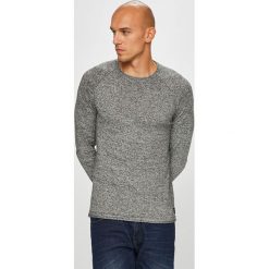 Blend - Sweter. Szare swetry męskie Blend, s, bez wzorów, z bawełny, z okrągłym kołnierzem, bez kaptura. W wyprzedaży za 59,90 zł.