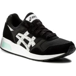 Sneakersy ASICS - Lyte-Trainer H8K2L Black/glacier Grey. Czarne półbuty damskie marki Asics, na co dzień, bez wzorów, ze skóry, klasyczne, bez obcasa, bez zapięcia. W wyprzedaży za 259,00 zł.