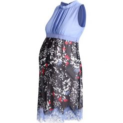 Sara' Sukienka letnia blue/navy. Niebieskie sukienki letnie marki Sara', z materiału. W wyprzedaży za 468,30 zł.