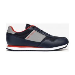 Armani Exchange Tenisówki Niebieski. Niebieskie trampki męskie Armani Exchange, bez wzorów, z materiału, bez zapięcia. Za 557,95 zł.