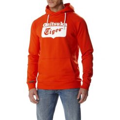 Asics Onitsuka Tiger Hoodie 123496-0540. Pomarańczowe bluzy męskie Onitsuka Tiger, xxl, bez wzorów, z bawełny, bez kołnierzyka, bez rękawów, bez kaptura. W wyprzedaży za 149,99 zł.