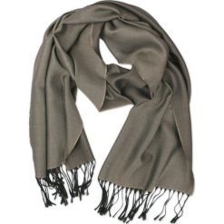 Elegancki Szalik - V.FRAAS - Wełna z Jedwabiem, Beżowy, z Frędzlami, Męski SZAWLN0548. Brązowe szaliki męskie V. Fraas, na zimę, bez wzorów, z jedwabiu. Za 99,00 zł.