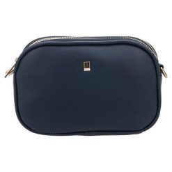 David Jones Damska Torebka Crossbody Dark Blue cm4020. Niebieskie torebki klasyczne damskie marki David Jones, bez wzorów, bez dodatków. Za 99,00 zł.