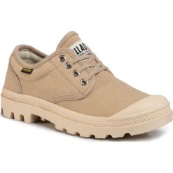 Trapery PALLADIUM - Pampa Ox Originale 75331-238-M Sahara/Ecru. Brązowe buty trekkingowe męskie Palladium, z materiału. Za 339,00 zł.
