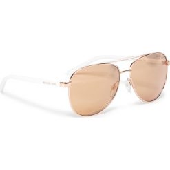 Okulary przeciwsłoneczne MICHAEL KORS - Hvar 0MK5007 1080R1 Rose Gold. Żółte okulary przeciwsłoneczne damskie Michael Kors. Za 679,00 zł.