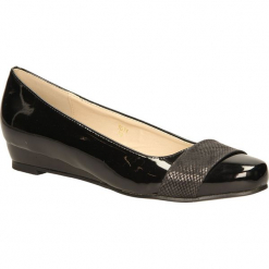 BALERINY S.BARSKI 1011. Czarne baleriny damskie S.barski. Za 39,99 zł.