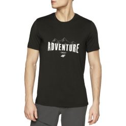 4F Men's Functional T-shirt H4L20-TSMF060-20S t-shirt męskie czarne S. Czarne t-shirty męskie 4f, s, bez wzorów, z elastanu, sportowe, bez kołnierzyka, krótkie. W wyprzedaży za 44,99 zł.