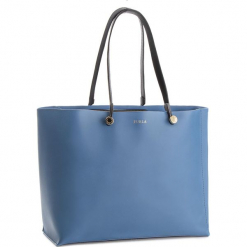 Torebka FURLA - Eden 961978 B BMO1 H77 Genziana e/Toni Camelia. Niebieskie torebki klasyczne damskie marki Furla, ze skóry, na ramię. W wyprzedaży za 739,00 zł.