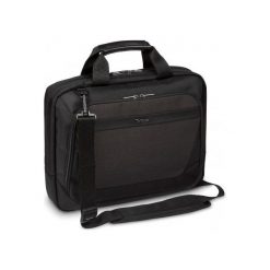TARGUS CitySmart 14-15."6 SlimLine Topload Laptop Case Czarna/Szara TBT915EU. Szare torby na laptopa Targus, w paski, z materiału. Za 160,90 zł.