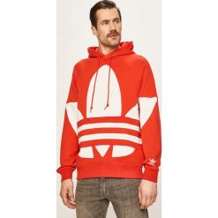 Adidas Originals - Bluza. Czerwone bluzy męskie adidas Originals, s, z aplikacjami, z elastanu, z kapturem, bez rękawów, z kapturem. W wyprzedaży za 199,90 zł.