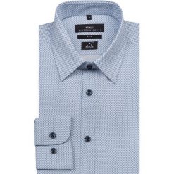 Koszula SIMONE KDNS000149. Niebieskie koszule męskie Giacomo Conti, na lato, m, z nadrukiem, z bawełny, z klasycznym kołnierzykiem, bez rękawów. Za 259,00 zł.