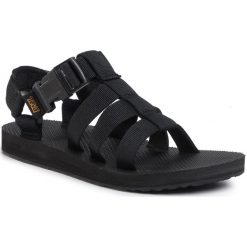 Sandały TEVA - Original Dorado 1106854 Blk. Czarne klapki damskie Teva, bez wzorów, z materiału, bez obcasa. W wyprzedaży za 209,00 zł.