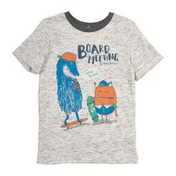 Garnamama Koszulka Chłopięca 104 Szary. Szare t-shirty chłopięce Garnamama, bez wzorów, bez rękawów. Za 33,00 zł.