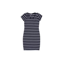 Sukienka damska casual. Szare sukienki damskie TXM, na co dzień, bez wzorów, casualowe, bez kołnierzyka, bez rękawów, proste. Za 39,99 zł.