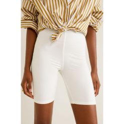 Mango - Legginsy Cicly. Żółte spodnie damskie Mango, s, bez wzorów, z elastanu. W wyprzedaży za 29,90 zł.