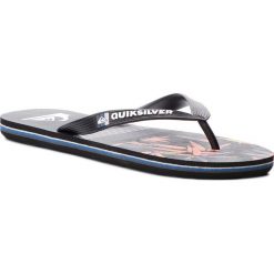 Japonki QUIKSILVER - AQYL100658 Xkkr. Czarne klapki męskie Quiksilver, bez wzorów, z tworzywa sztucznego. W wyprzedaży za 69,00 zł.