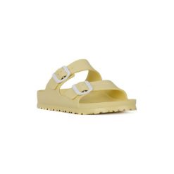 Klapki Birkenstock ARIZONA EVA. Żółte klapki damskie marki Birkenstock, bez wzorów, bez obcasa. Za 179,93 zł.