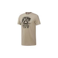 T-shirty z krótkim rękawem Reebok Sport Koszulka Stamped Logo Crew. Brązowe koszulki sportowe męskie marki Reebok Sport, s, z krótkim rękawem. Za 79,95 zł.