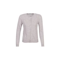 Swetry rozpinane / Kardigany Benetton SATIDEL. Szare swetry damskie Benetton, s, bez wzorów. Za 269,00 zł.