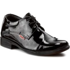Półbuty ZARRO - 2073 M Czarny Lak. Synt. Czarne buty chłopięce komunijne Zarro, na sznurówki. W wyprzedaży za 119,00 zł.