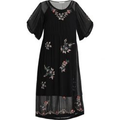 Cream CAMILY DRESS Długa sukienka pitch black. Czarne sukienki damskie marki Cream, bez wzorów, z poliesteru, bez kołnierzyka, z długim rękawem, długie, maxi. Za 589,00 zł.