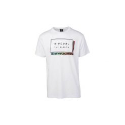 T-shirty z krótkim rękawem Rip Curl Pro Model SS Tee CTEJU5 3262. Białe t-shirty męskie Rip Curl, s, bez wzorów, bez kołnierzyka, krótkie. Za 118,57 zł.