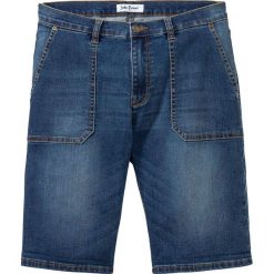 Bermudy dżinsowe "multi-stretch" Regular Fit bonprix niebieski "stone”. Niebieskie jeansy męskie bonprix, m, bez wzorów, z jeansu. Za 99,99 zł.