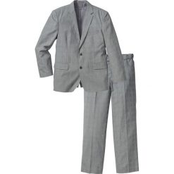 Garnitur (2 części) bonprix jasnoszary wzorzysty. Szare garnitury bonprix. Za 124,99 zł.