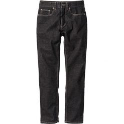 Spodnie męskie: Dżinsy ze stretchem Slim Fit Straight bonprix czarny denim