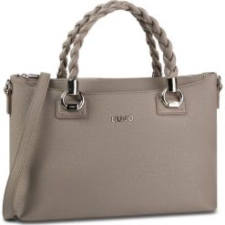 Torebka LIU JO - M Satchel N69169 E0087 Corda 30403. Szare torebki klasyczne damskie Liu Jo, bez wzorów, ze skóry ekologicznej, klasyczne, bez dodatków. Za 649,00 zł.