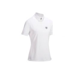 T-shirty damskie: Koszulka polo COMP500 biała