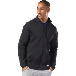 Reebok Bluza Czarny. Czarne bluzy męskie Reebok, m, bez wzorów, z bawełny, bez kołnierzyka, bez rękawów, bez kaptura. Za 240,95 zł.