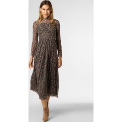 Taifun - Sukienka damska, beżowy. Brązowe sukienki damskie Taifun, s, z nadrukiem, bez kołnierzyka, bez rękawów. Za 379,95 zł.