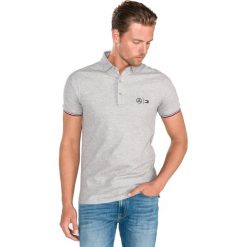 Tommy Hilfiger Polo Koszulka Szary. Szare podkoszulki męskie TOMMY HILFIGER, l, bez wzorów, z bawełny, bez rękawów. Za 464,95 zł.