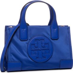 Torebka TORY BURCH - Ella Micro Tote 61057 Nautical Blue 408. Niebieskie torebki klasyczne damskie Tory Burch, bez wzorów, ze skóry, klasyczne, bez dodatków. W wyprzedaży za 459,00 zł.