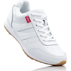 Buty sportowe damskie: Skórzane buty sportowe bonprix biały