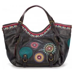Desigual Torebka Damska Czarna Siara Rotterdam. Czarne torebki klasyczne damskie Desigual. Za 349,00 zł.