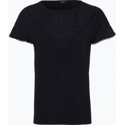 ONLY - T-shirt damski – Onlsabrina, niebieski. Niebieskie t-shirty damskie marki ONLY, w koronkowe wzory, z koronki, boho, bez kołnierzyka. Za 119,95 zł.