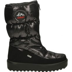 Botki - 30235 NER-CFU. Czarne botki damskie Venezia, z materiału. Za 289,00 zł.