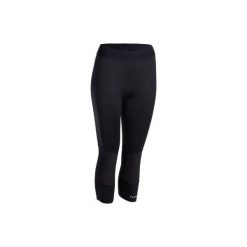 Legginsy 3/4 Do Gry W Koszykówkę Damskie. Czarne legginsy damskie TARMAK, xl, bez wzorów, z elastanu. Za 59,99 zł.