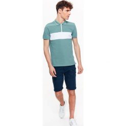 Koszulki polo: T-SHIRT POLO MĘSKI NA SUWAK