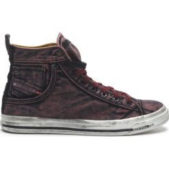 Diesel Magnete Exposure Tenisówki Czerwony. Czerwone trampki męskie Diesel, bez wzorów, z tkaniny, vintage, bez zapięcia. Za 731,95 zł.